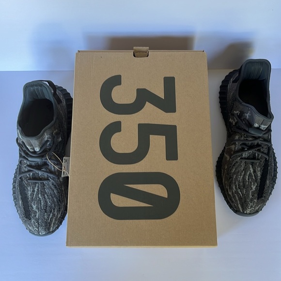 Yeezy Boost 350 V2 MX Adidas in Dark Salt Primeknit Size 12 NWT - Picture 15 of 16